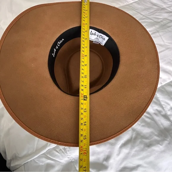 Lack of Color Wide Brim Women’s Australian Wool Hat 57cm Medium Boho Clean Girl - Picture 8 of 11